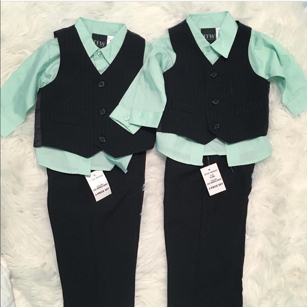 Lime green outfits 6-9 months TFW brand
